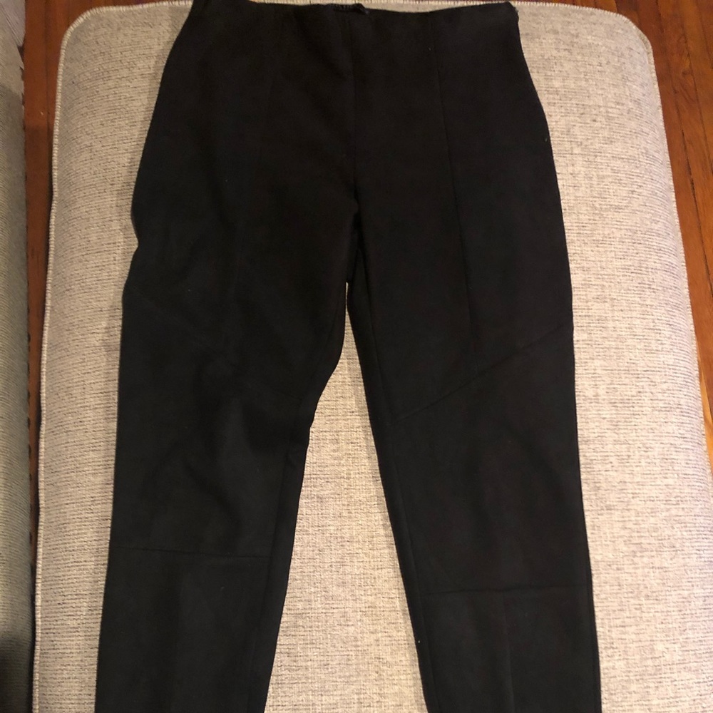 Zara Faux Suede leggings in Black size Medium